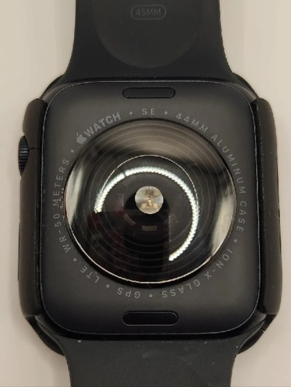 Apple Watch Black Silicone Band with Matching Protective Case